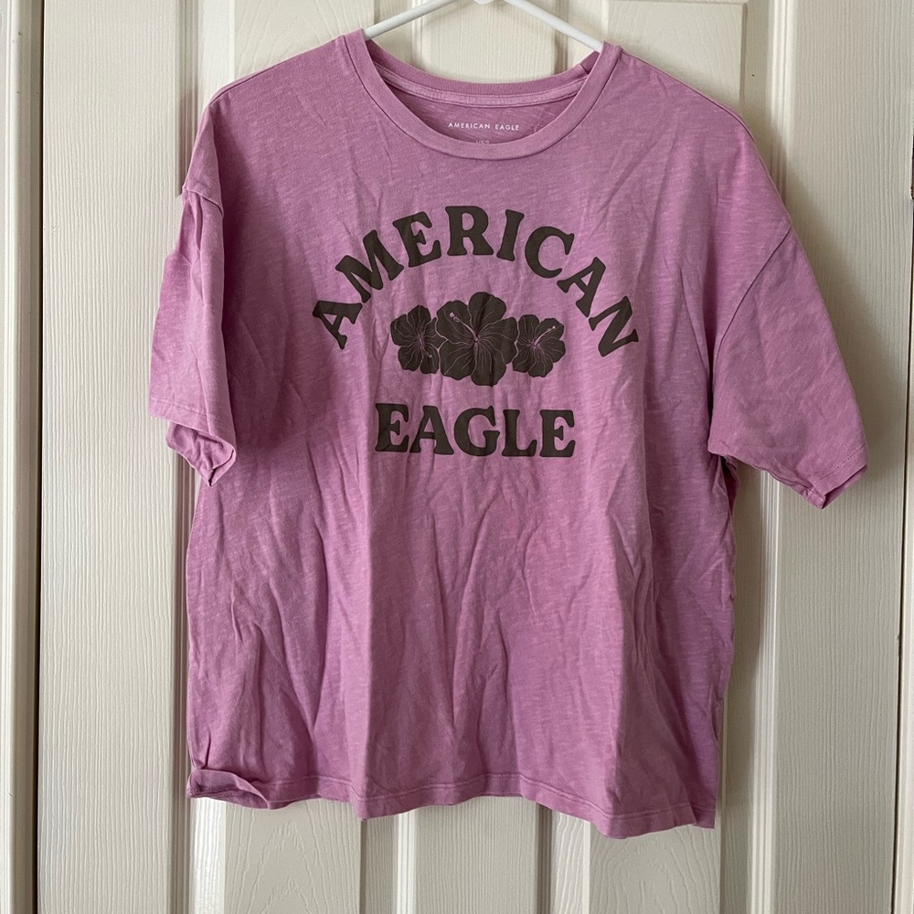 American Eagle Light Pink Tee